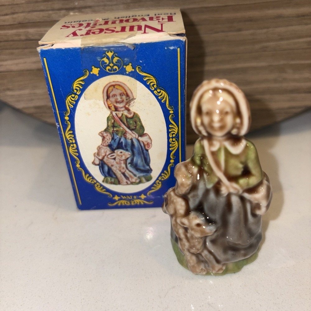 Wade whimsies Nursery Favorites VTG England No.7 Mary Lamb Fairy Tale